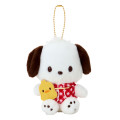 Japan Sanrio Original Mascot Holder - Pochacco Loves Pee-chans : Happy Birthday - 1