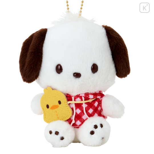 Japan Sanrio Original Mascot Holder - Pochacco Loves Pee-chans : Happy Birthday - 2