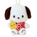 Japan Sanrio Original Mascot Holder - Pochacco Loves Pee-chans : Happy Birthday - 2