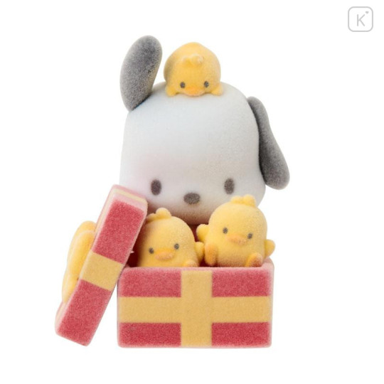 Japan Sanrio Original Secret Mascot Figure - Pochacco Loves Pee-chans Flocked Happy Birthday Blind Box - 4