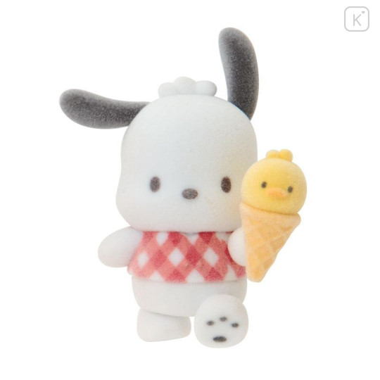 Japan Sanrio Original Secret Mascot Figure - Pochacco Loves Pee-chans Flocked Happy Birthday Blind Box - 5