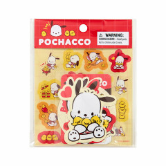 Japan Sanrio Original Sticker Set - Pochacco Loves Pee-chans Happy Birthday