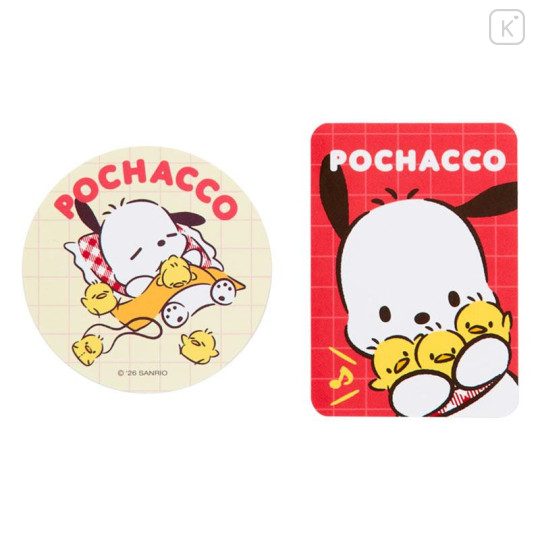 Japan Sanrio Original Sticker Set - Pochacco Loves Pee-chans Happy Birthday - 4