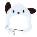 Japan Sanrio Original Acrylic Carabiner Keychain - Pochacco Loves Pee-chans - 3
