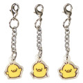 Japan Sanrio Original Acrylic Carabiner Keychain - Pochacco Loves Pee-chans - 5