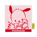 Japan Sanrio Original Petit Towel Handkerchief - Pochacco : Pochacco Loves Pee-chans - 1