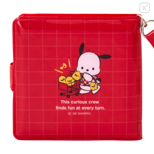 Japan Sanrio Original Vinyl Wallet - Pochacco Loves Pee-chans - 5