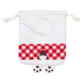 Japan Sanrio Original Plush Drawstring Bag Set - Pochacco Loves Pee-chans - 5