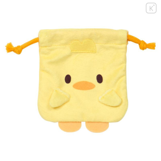 Japan Sanrio Original Plush Drawstring Bag Set - Pochacco Loves Pee-chans - 6