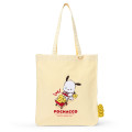Japan Sanrio Original Tote Bag - Pochacco Loves Pee-chans - 1