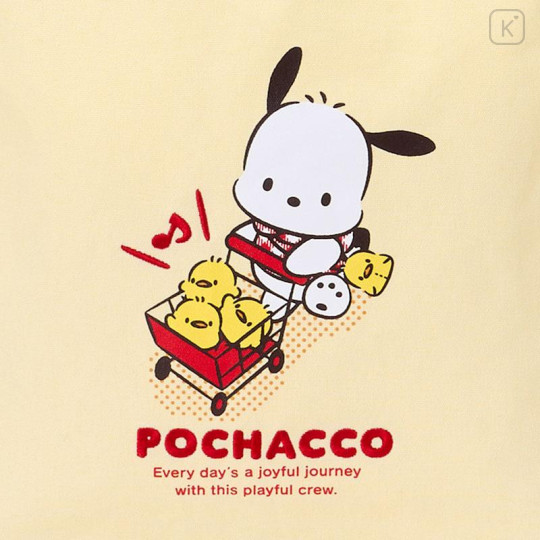 Japan Sanrio Original Tote Bag - Pochacco Loves Pee-chans - 4