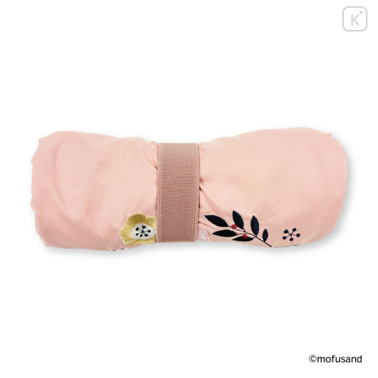 Japan Mofusand Embroidered Eco Shopping Bag - Mofusand Botanical Rabbit Cat - 7