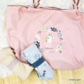 Japan Mofusand Embroidered Eco Shopping Bag - Mofusand Botanical Long-haired Norwegian Forest Cat - 3