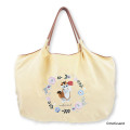 Japan Mofusand Embroidered Eco Shopping Bag - Mofusand Botanical Squirrel Cat - 3