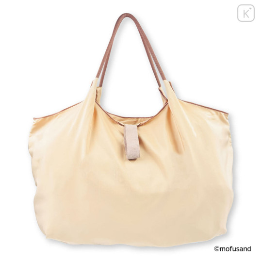 Japan Mofusand Embroidered Eco Shopping Bag - Mofusand Botanical Squirrel Cat - 4