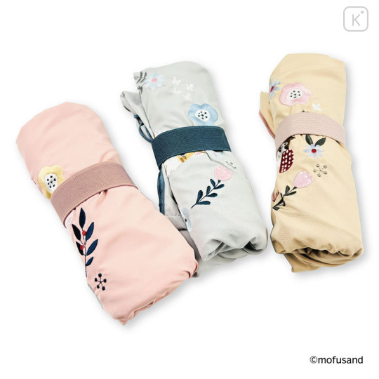 Japan Mofusand Embroidered Eco Shopping Bag - Mofusand Botanical Squirrel Cat - 8