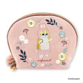 Japan Mofusand Round Pouch - Mofusand Botanical Rabbit Cat - 1