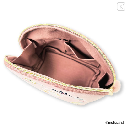 Japan Mofusand Round Pouch - Mofusand Botanical Rabbit Cat - 5