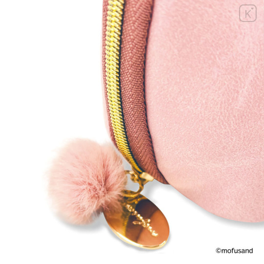 Japan Mofusand Round Pouch - Mofusand Botanical Rabbit Cat - 7