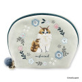 Japan Mofusand Round Pouch - Mofusand Botanical Long-haired Norwegian Forest Cat - 3