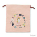 Japan Mofusand Drawstring Bag - Mofusand Botanical Rabbit Cat - 1