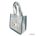 Japan Mofusand Embroidered Mini Tote Bag - Mofusand Botanical Long-haired Norwegian Forest Cat - 5