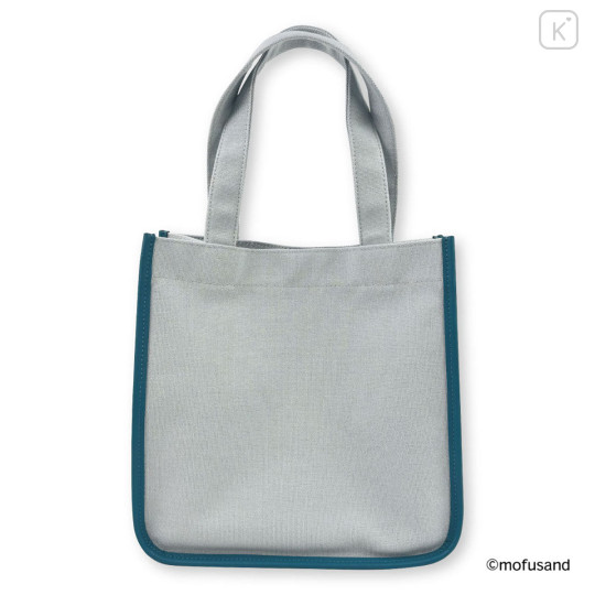 Japan Mofusand Embroidered Mini Tote Bag - Mofusand Botanical Long-haired Norwegian Forest Cat - 6