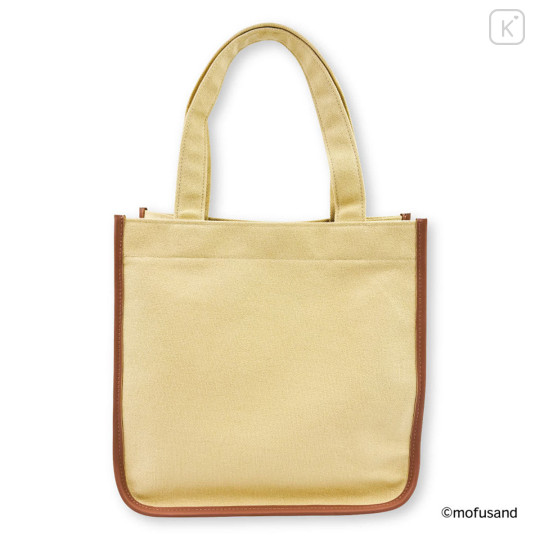 Japan Mofusand Embroidered Mini Tote Bag - Mofusand Botanical Squirrel Cat - 5