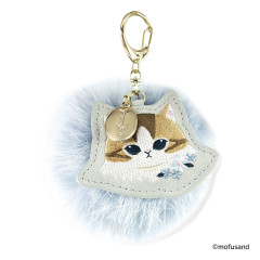 Japan Mofusand Dangling Tail Mascot Keychain - Mofusand Botanical Long-haired Norwegian Forest Cat