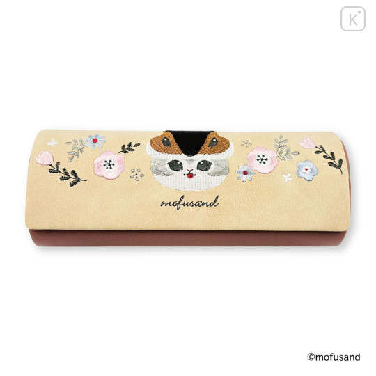 Japan Mofusand Glasses Case - Mofusand Botanical Squirrel Cat - 1