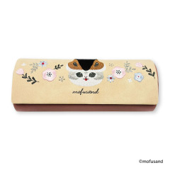Japan Mofusand Glasses Case - Mofusand Botanical Squirrel Cat