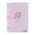 Japan Mofusand Hibiya Kadan 5 Pockets A4 Index File Holder - Sakura Flora Cat Cherry Blossom - 4