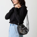 Japan Chiikawa Clear Pochette Crossbody Shoulder Bag - Chiikawa : Super Magical Chiikawa Clear Window Black Heart - 5