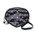 Japan Chiikawa Clear Pochette Crossbody Shoulder Bag - Chiikawa : Super Magical Chiikawa Clear Window Black Heart - 6