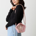 Japan Chiikawa Clear Pochette Crossbody Shoulder Bag - Chiikawa : Super Magical Chiikawa Clear Window Pink Heart - 4