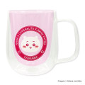 Japan Chiikawa Double Wall Glass Mug - Chiikawa : Face - 1