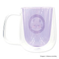 Japan Chiikawa Double Wall Glass Mug - Momonga : Face - 5