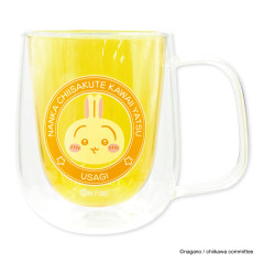 Japan Chiikawa Double Wall Glass Mug - Usagi : Face