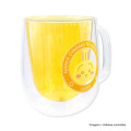 Japan Chiikawa Double Wall Glass Mug - Usagi : Face - 6