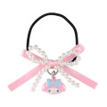 Japan Sanrio Original Kids Hair Tie - My Melody : Swaying Charm Bead Ribbon - 1