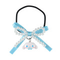 Japan Sanrio Original Kids Hair Tie - Cinnamoroll : Swaying Charm Bead Ribbon - 1