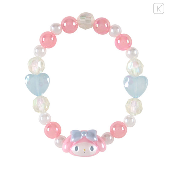 Japan Sanrio Original Kids Beaded Bracelet - My Melody : Face Aurora - 1