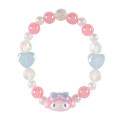 Japan Sanrio Original Kids Beaded Bracelet - My Melody : Face Aurora - 1