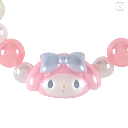 Japan Sanrio Original Kids Beaded Bracelet - My Melody : Face Aurora - 2