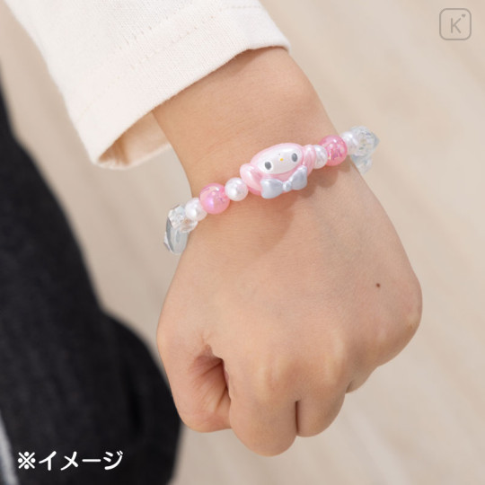 Japan Sanrio Original Kids Beaded Bracelet - My Melody : Face Aurora - 3