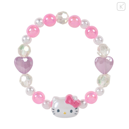 Japan Sanrio Original Kids Beaded Bracelet - Hello Kitty : Face Aurora - 1