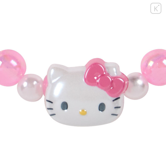 Japan Sanrio Original Kids Beaded Bracelet - Hello Kitty : Face Aurora - 2