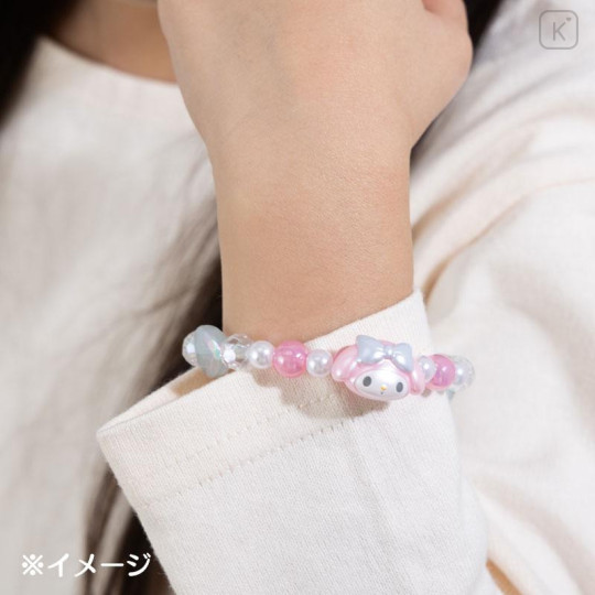 Japan Sanrio Original Kids Beaded Bracelet - Cinnamoroll : Face Aurora - 4