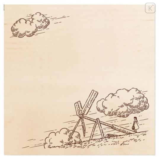 Japan Ghibli Wooden Stamp - Castle in the Sky - 1