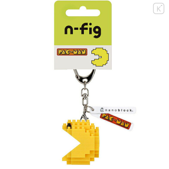 Japan Pac-Man Nanoblock n-fig Keychain - Retro Pac-Dot - 2